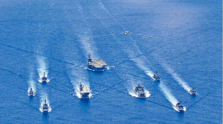 准备开战 美航母在南海 大规模伤亡演习 歐洲生活